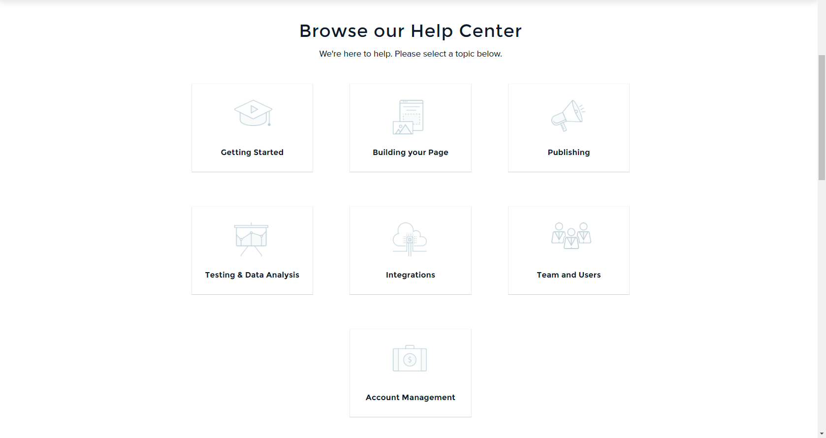 Instapage help center