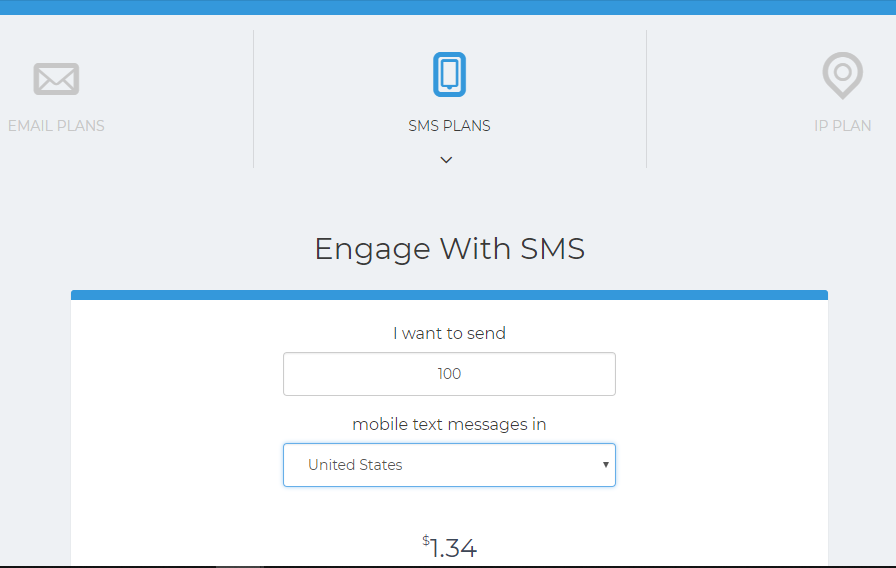 SendinBlue SMS Pricing